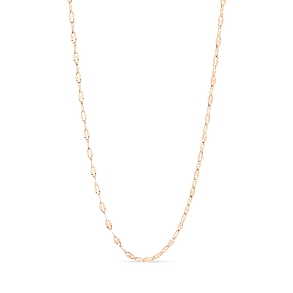 18K Gold PVD Stainless Steel Lip Chain Necklace / CHN9954