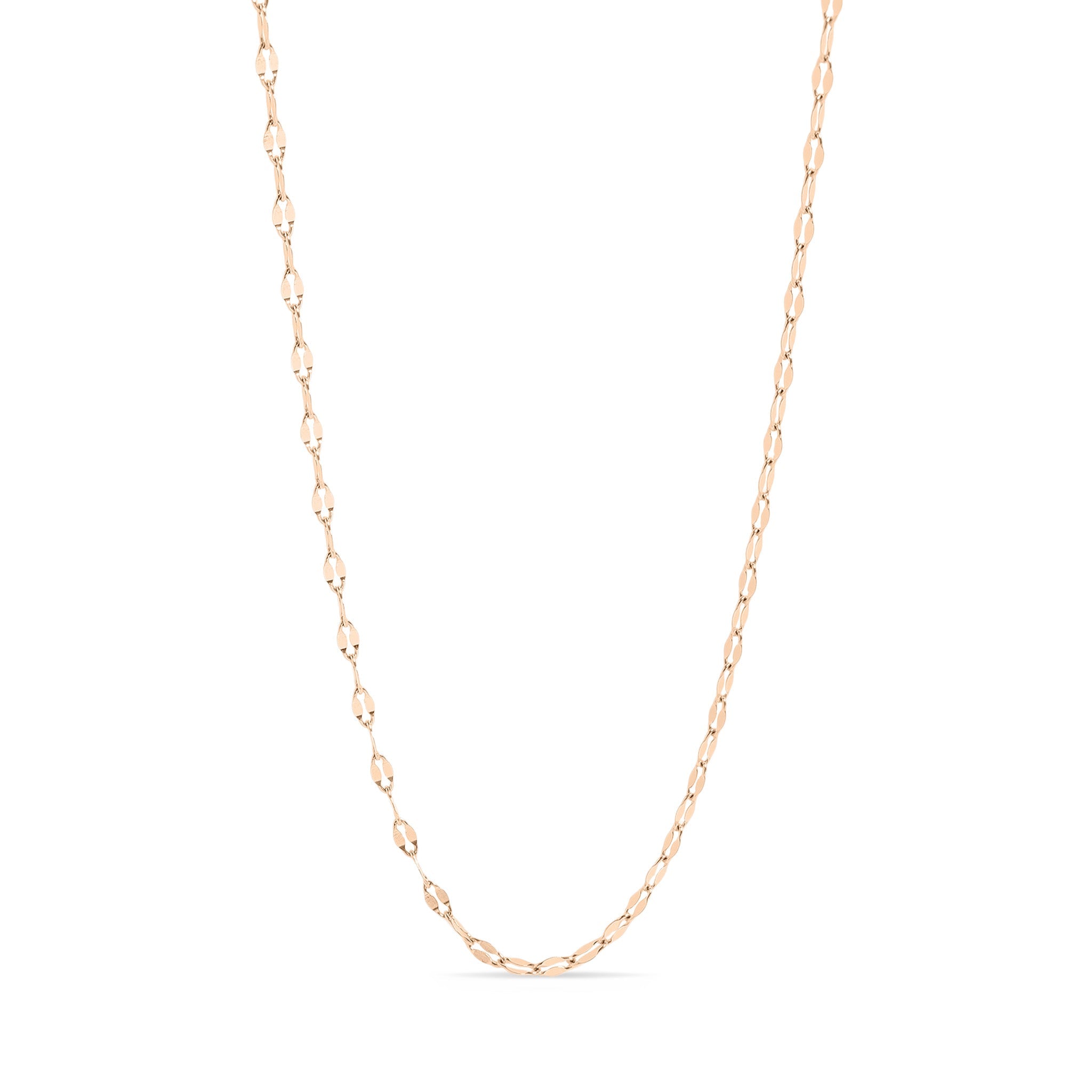 18K Gold PVD Stainless Steel Lip Chain Necklace / CHN9954