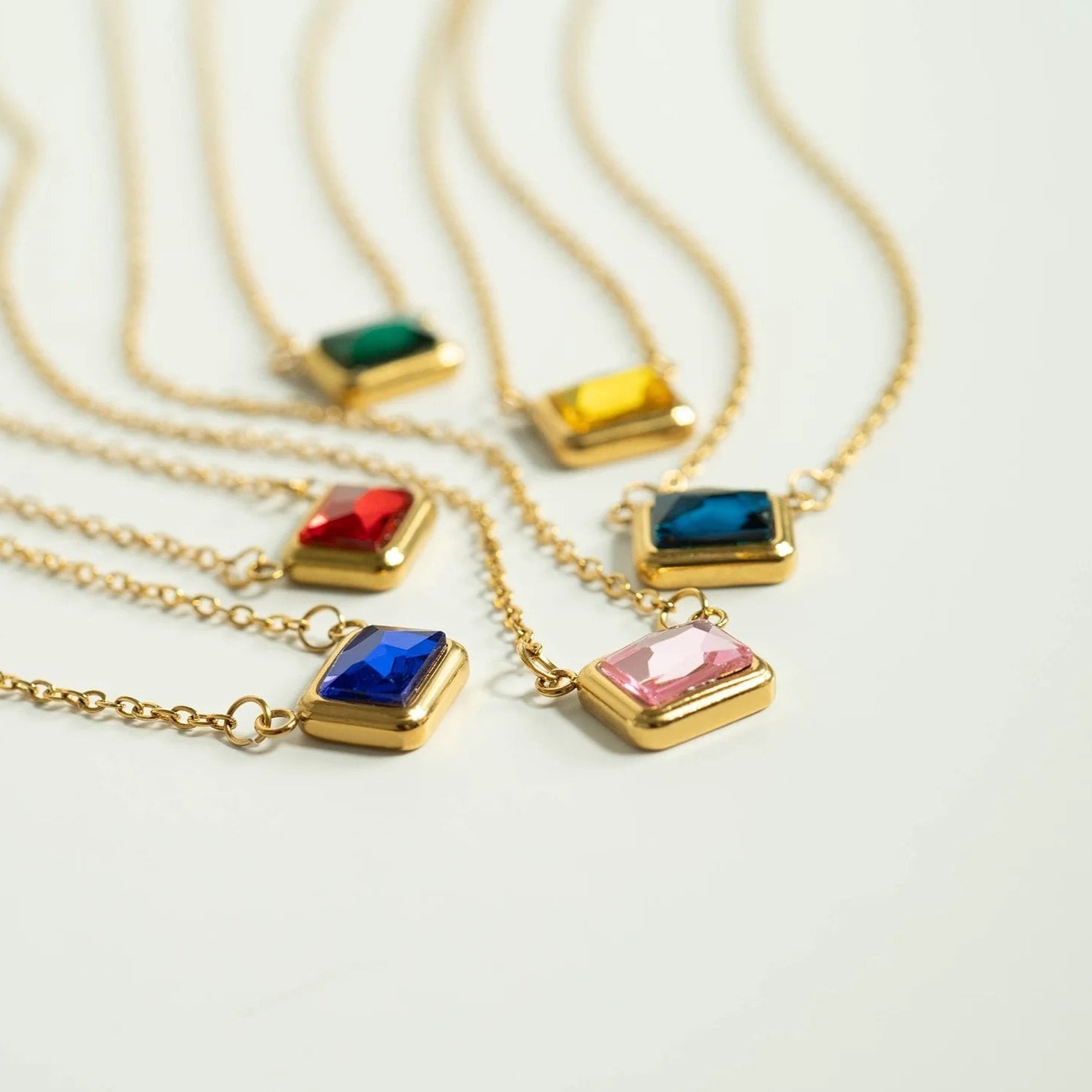 Birthstone Emerald Charm Connector 