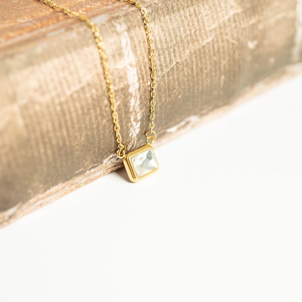 Birthstone Emerald Charm Connector 