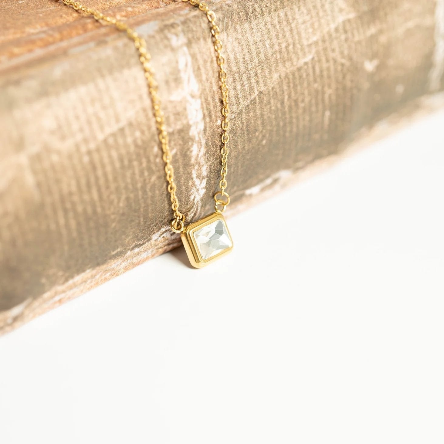 Birthstone Emerald Charm Connector 