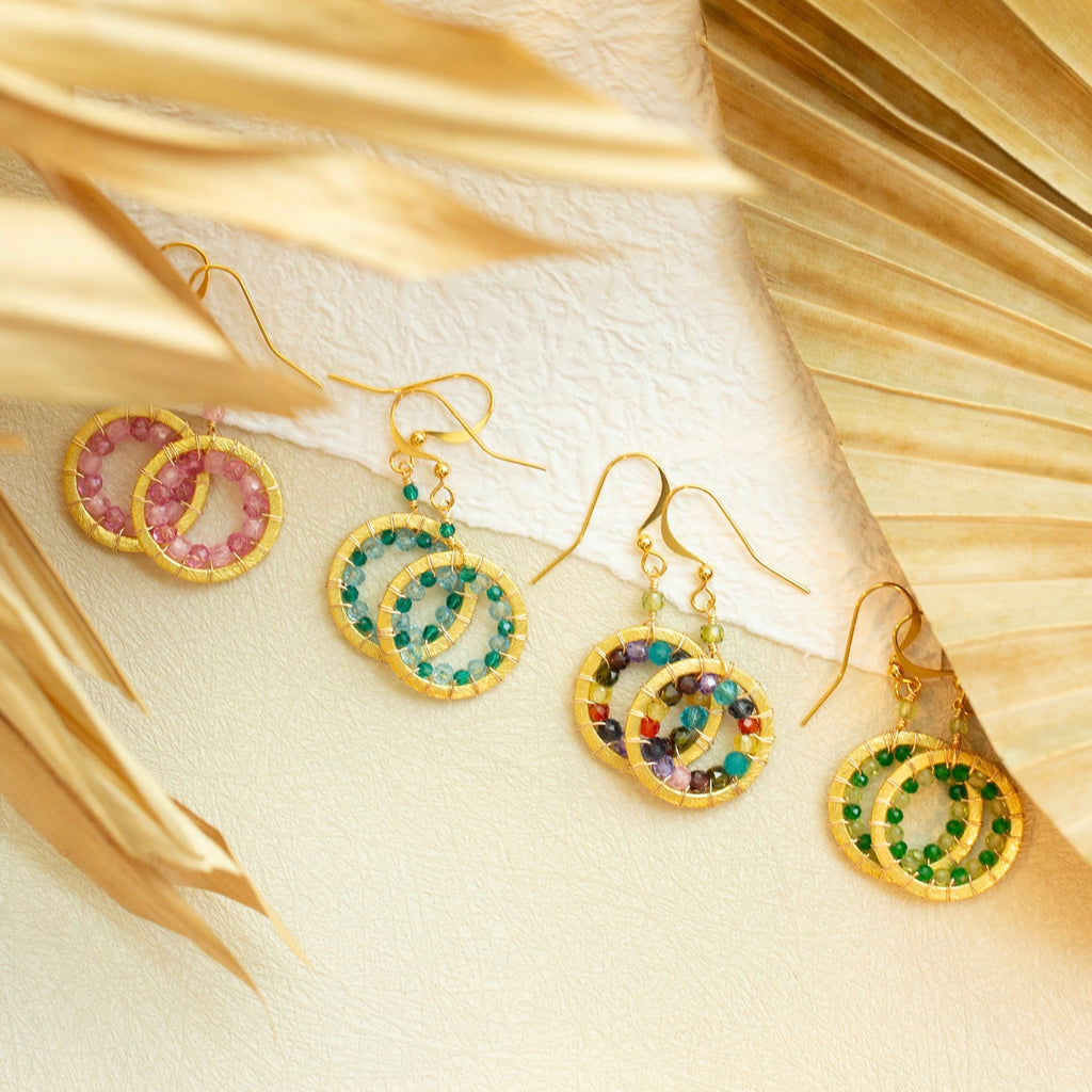 Mini Halo Earrings