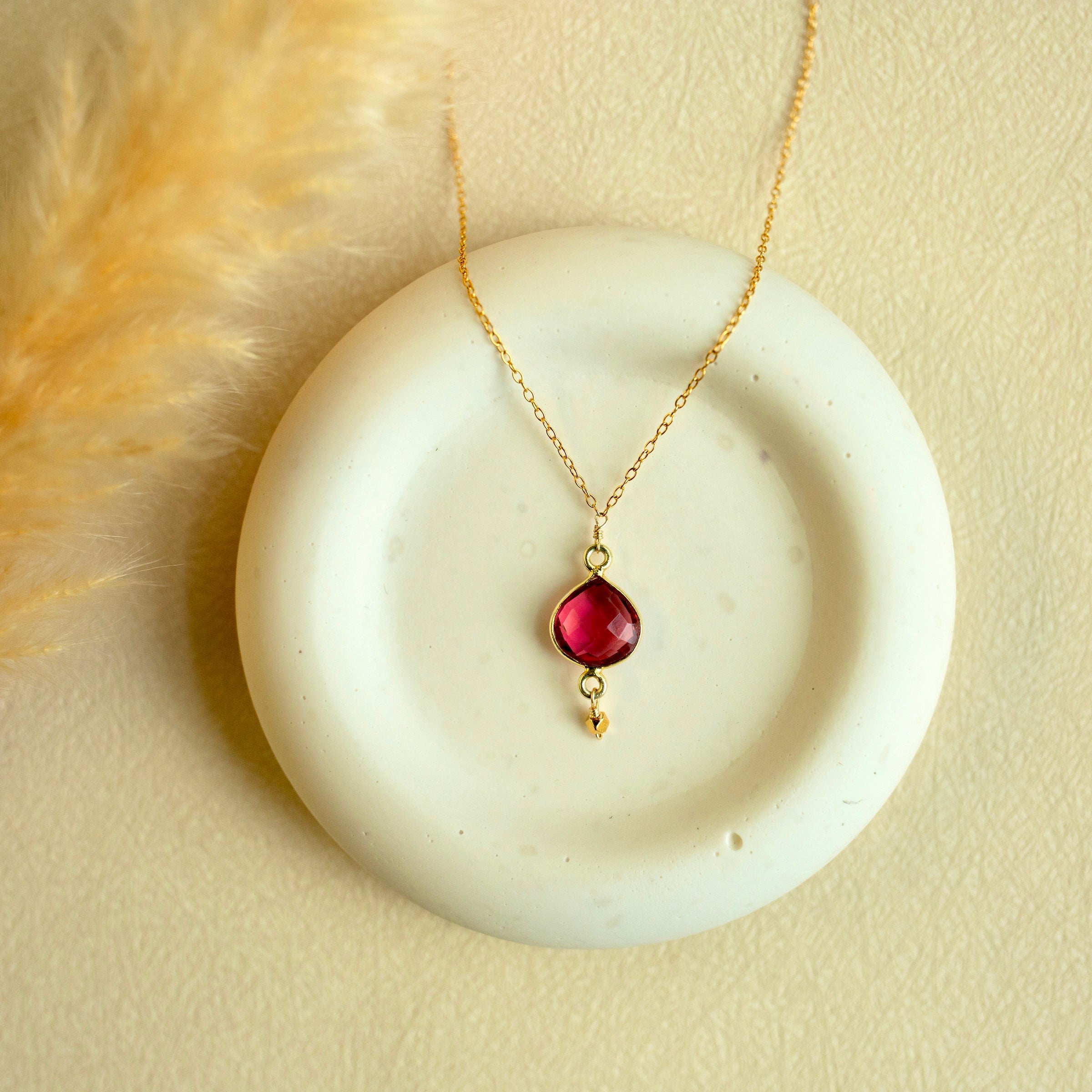 Peridot Ballet Pendant – Gold Vermeil Pendant | Handmade Jewelry USA Necklace