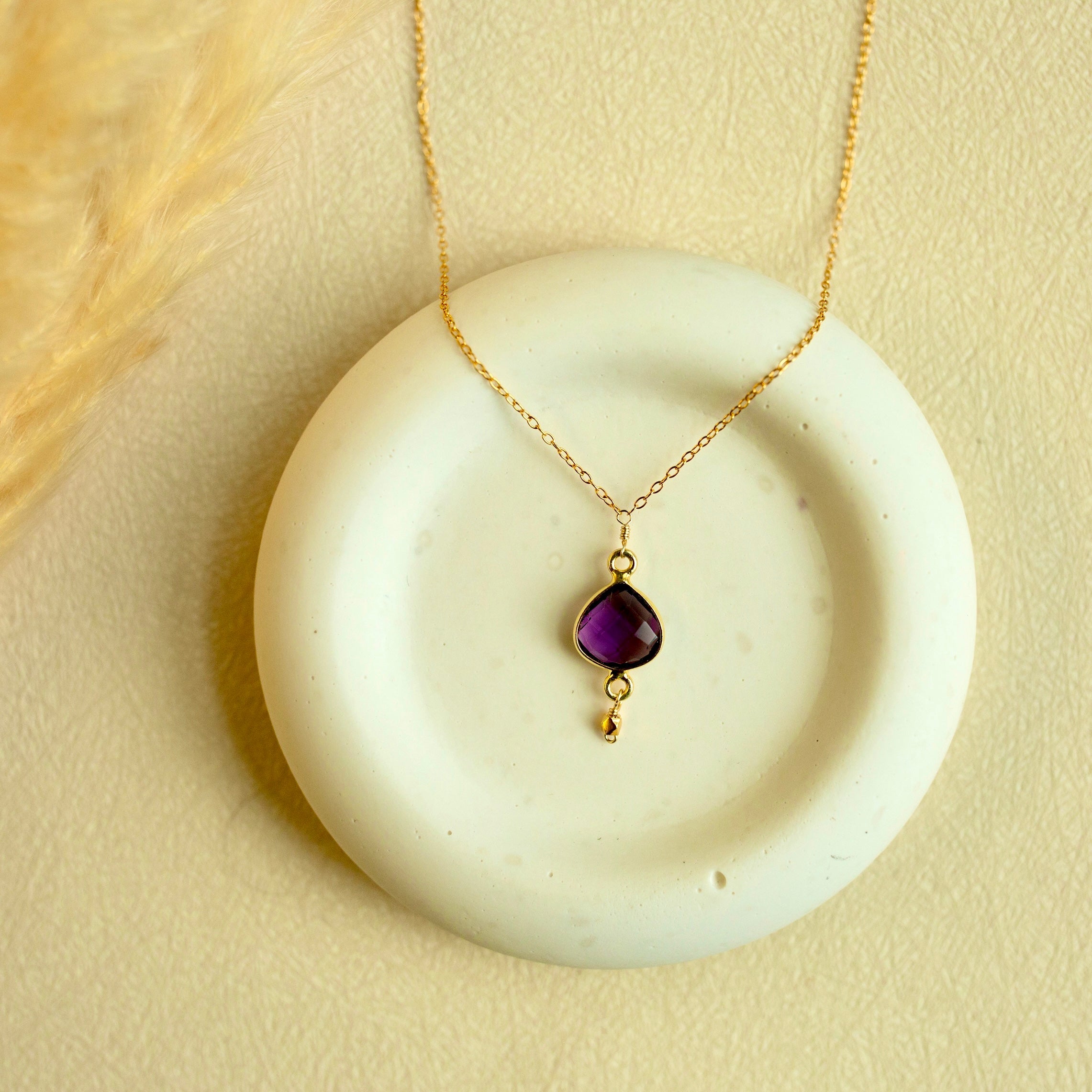 Peridot Ballet Pendant – Gold Vermeil Pendant | Handmade Jewelry USA Necklace