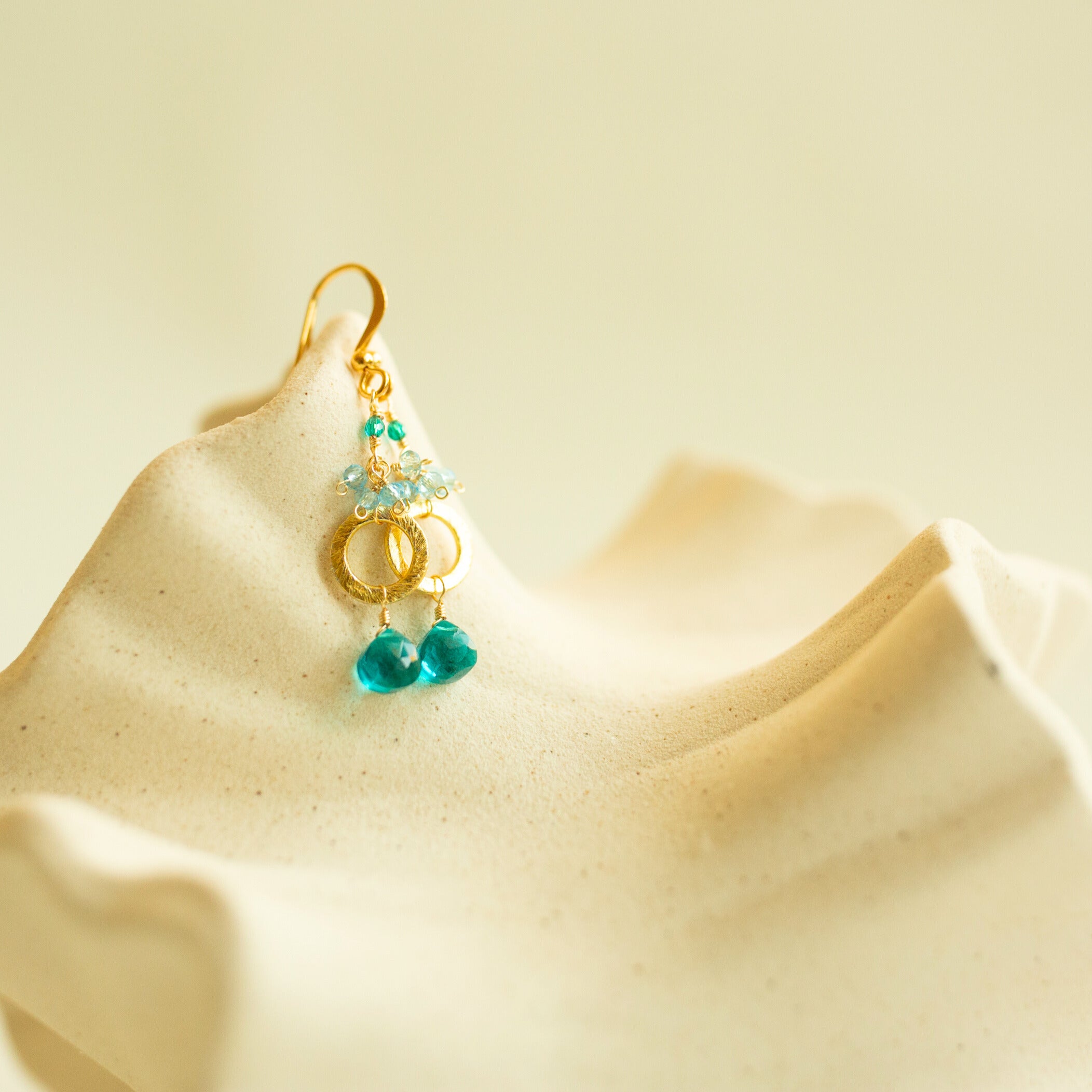 Amethyst Earrings – Handmade Gold Vermeil Dangle With Natural Gemstones