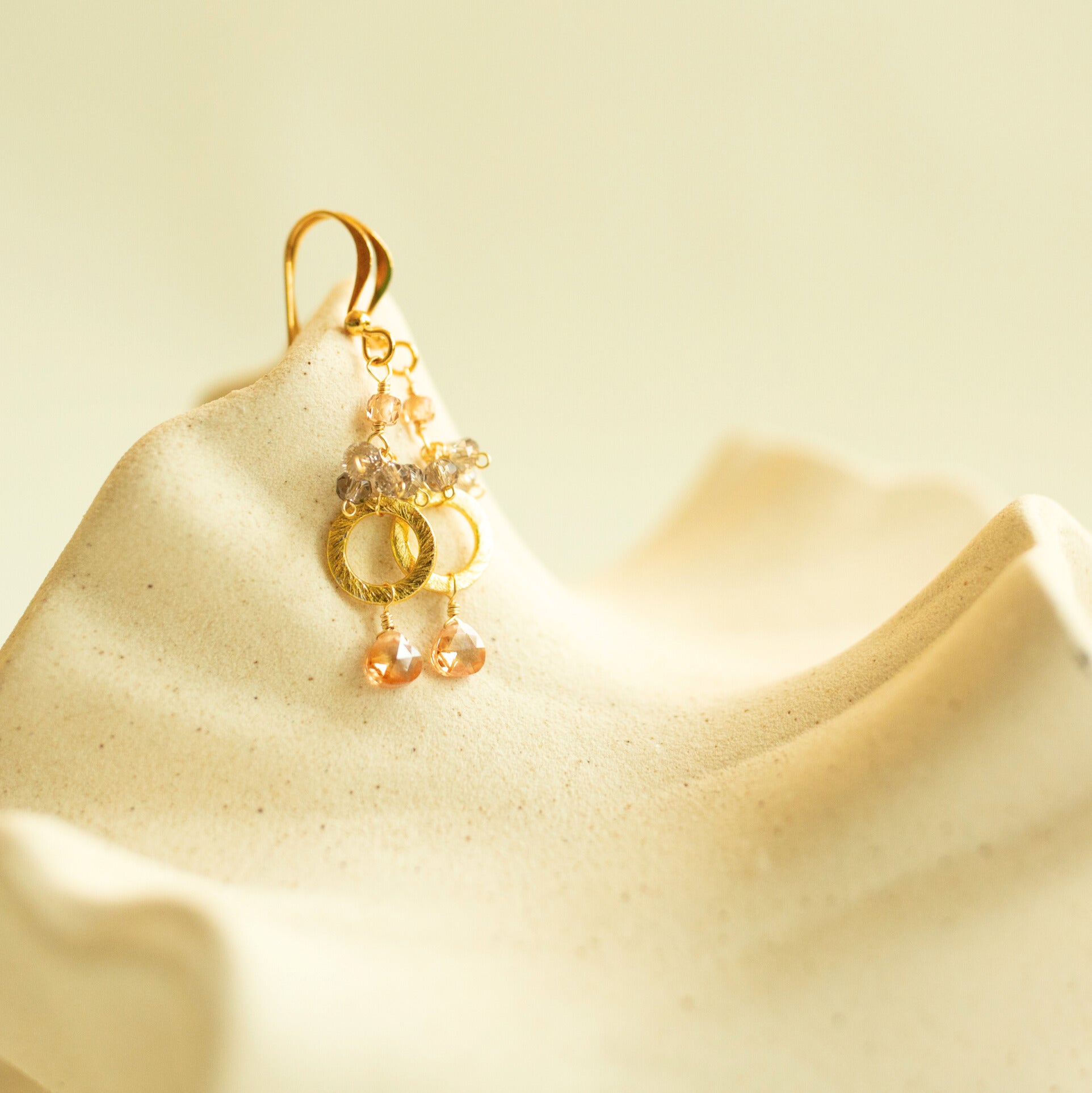 Amethyst Earrings – Handmade Gold Vermeil Dangle With Natural Gemstones