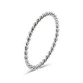 Braided Spacer Ring – Durable 316L Surgical Steel Gold Plated Band for Everyday Wear