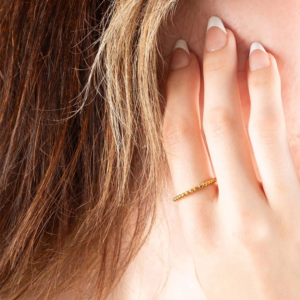 Wholesale Jewelry 14K Gold Filled Plus™ Beaded Spacer Ring - Model 