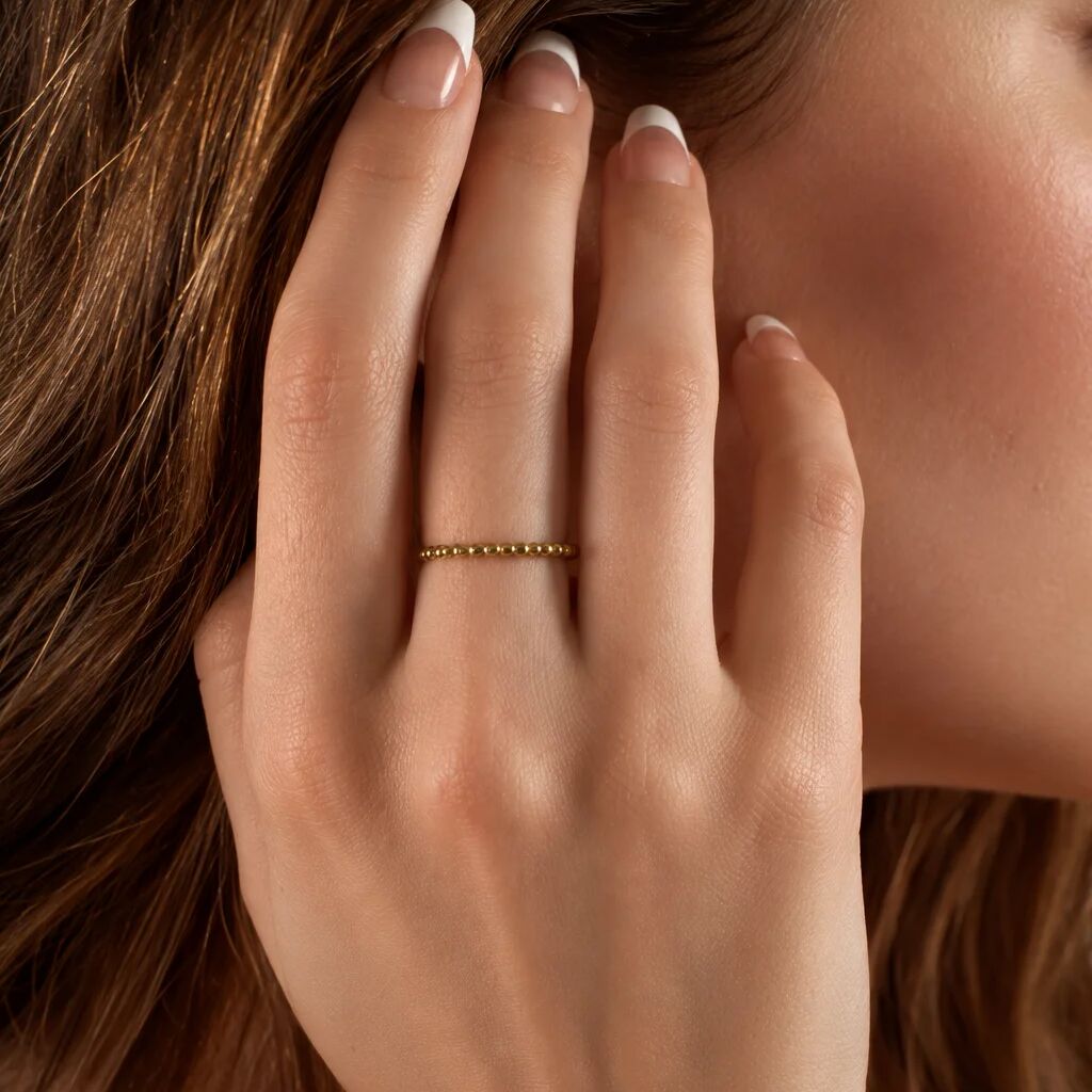 14K Gold Filled Plus™ Beaded Spacer Ring