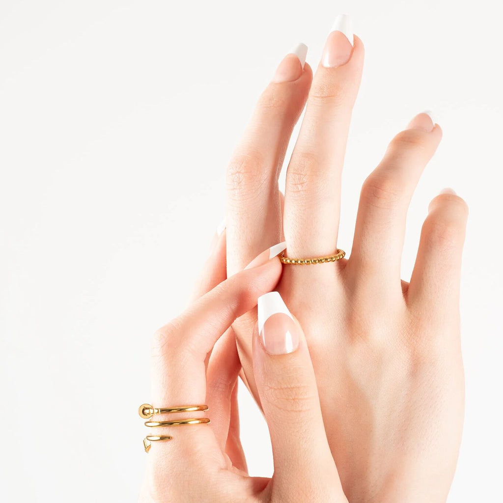Wholesale Jewelry 14K Gold Filled Plus™ Beaded Spacer Ring - Model 