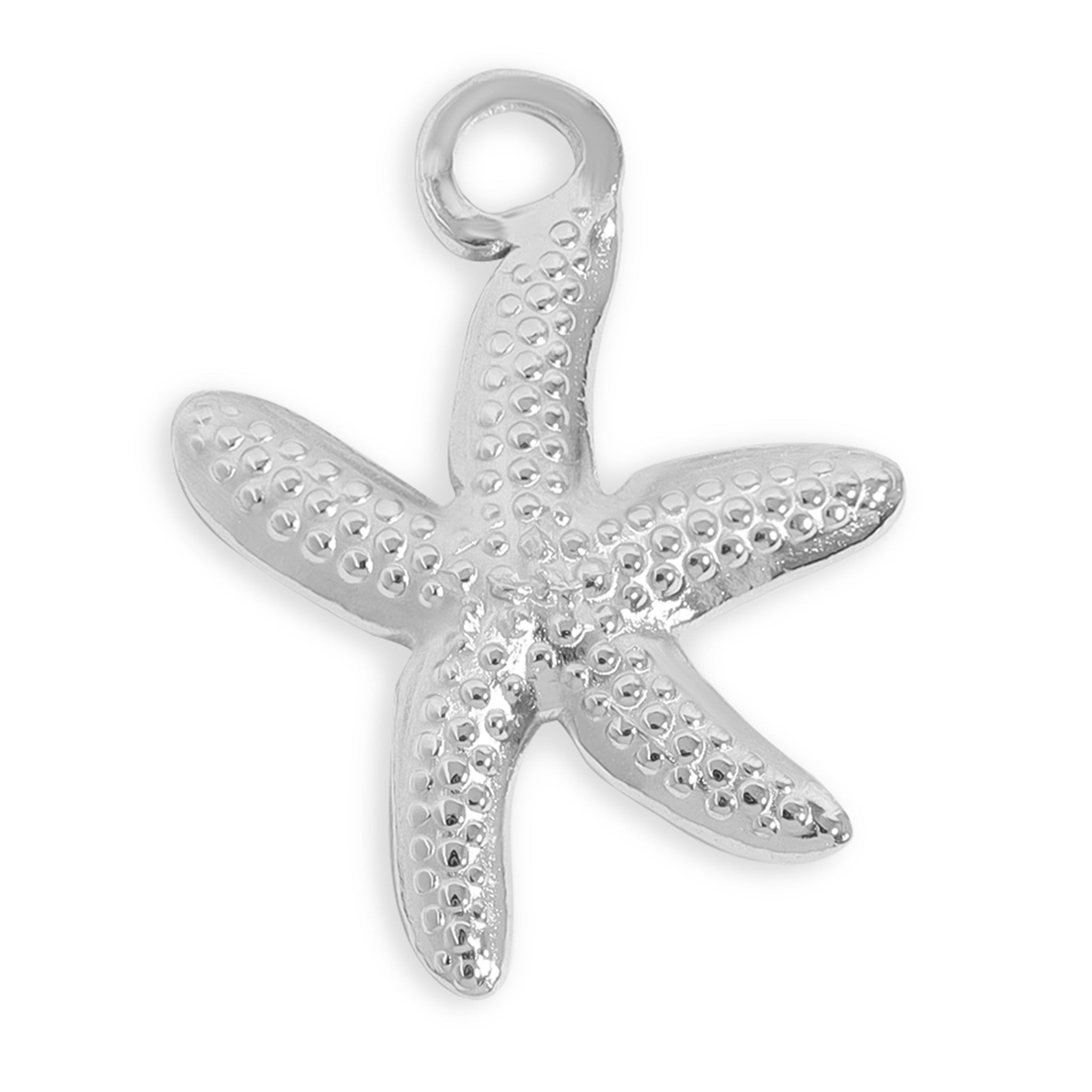 Gold Starfish Charm – Durable Stainless Steel 18K Gold Pendant | Nautical Jewelry