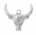 18K Gold Bull Charm – Durable Stainless Steel Pendant | Hypoallergenic Jewelry Gift