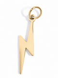 Gold Lightning Bolt Charm – 18K Gold Charm Pendant | Non Tarnish Stainless Steel