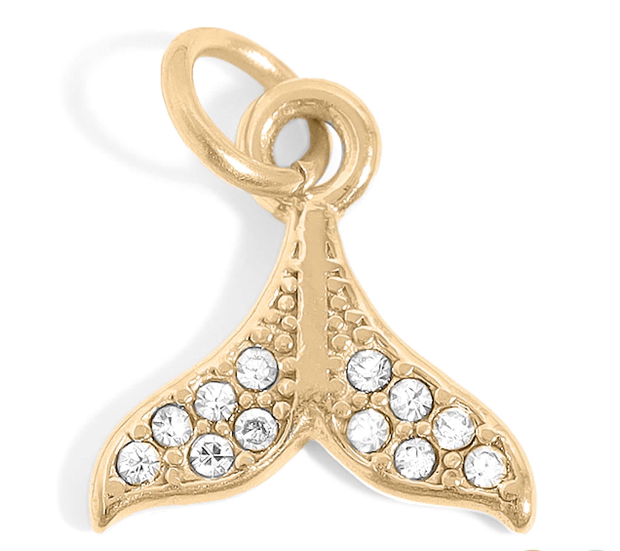 Mermaid Tail Charm – 18K Gold PVD Coated Stainless Steel Pendant for Bracelets