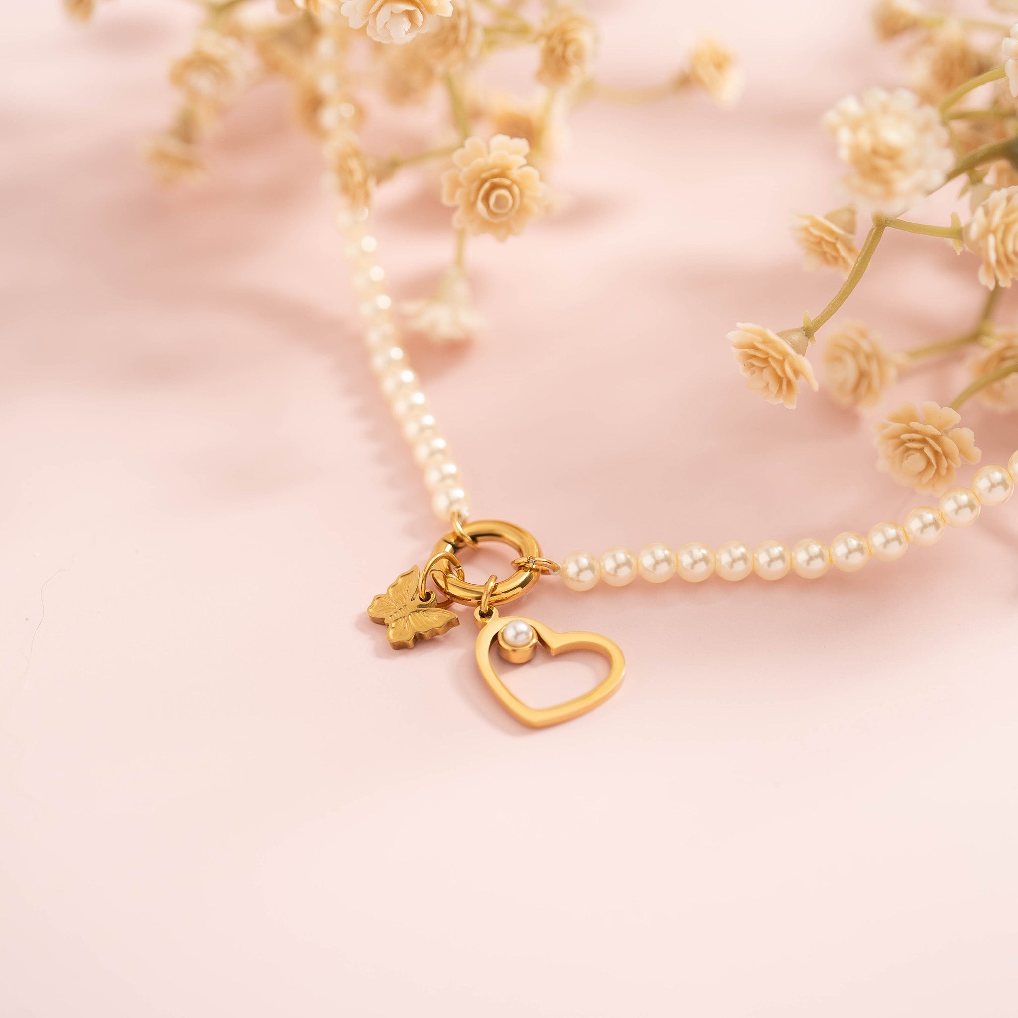 Gold Garden Charm Set – 18K Gold Charms | PVD Coated Stainless Steel Floral Jewelry