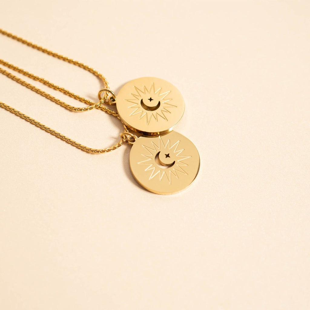 Mom And Me Necklace – Matching Mom Child Set | Stainless Steel Hypoallergenic Jewelry