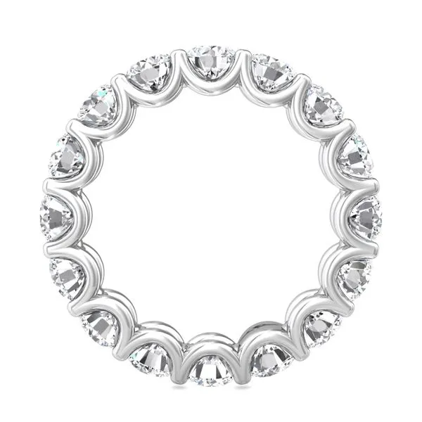 Lab Grown Diamond Ring – 4 Carat Eternity Band With AGI Certified Diamonds