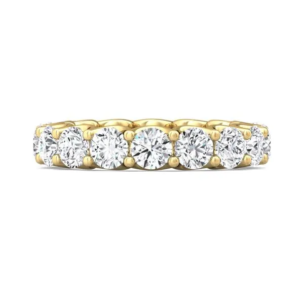 Lab Grown Diamond Ring – 4 Carat Eternity Band With AGI Certified Diamonds