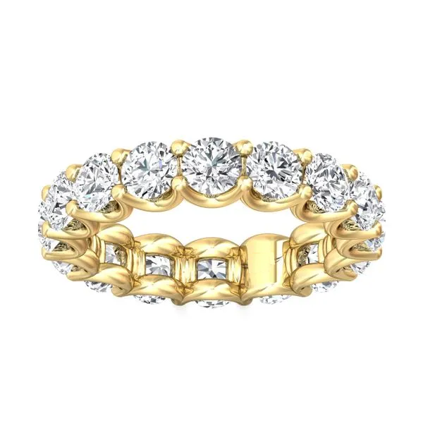 Lab Grown Diamond Ring – 4 Carat Eternity Band With AGI Certified Diamonds