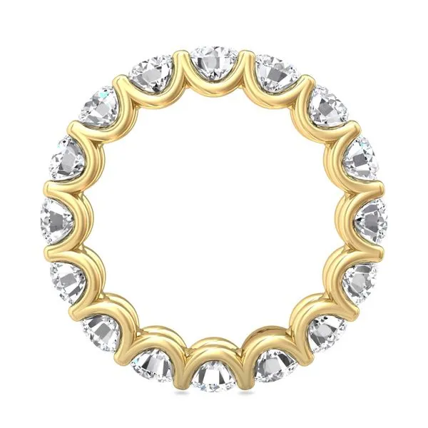Lab Grown Diamond Ring – 4 Carat Eternity Band With AGI Certified Diamonds