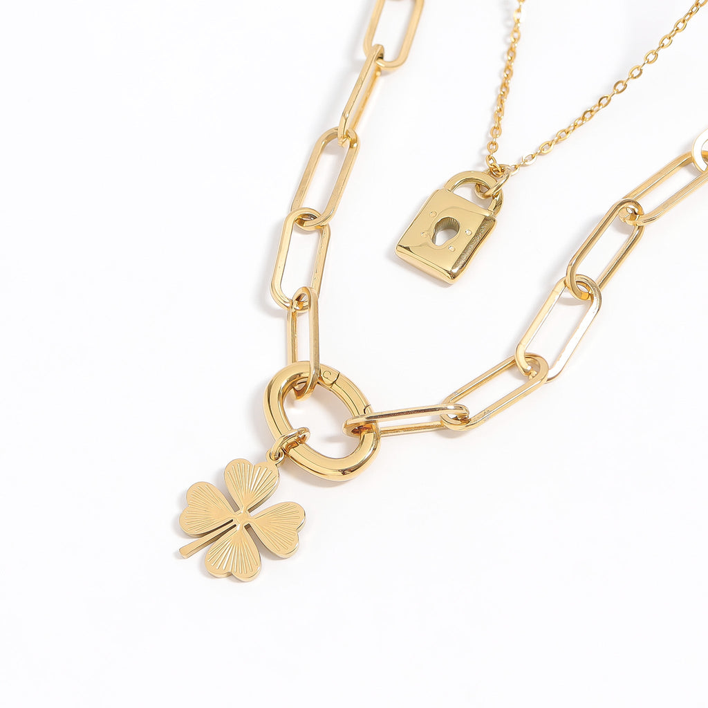 Gold Padlock Charm – Durable 18K Gold Jewelry Pendant for Bracelets & Necklaces