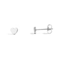 18K Gold Heart Earrings – Hypoallergenic Stainless Steel Studs | Minimalist Design