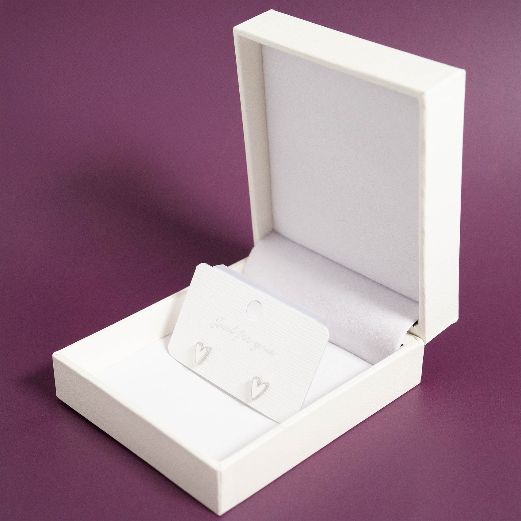 Gold Heart Stud Earrings – 18K PVD Coated Stainless Steel Hypoallergenic Jewelry