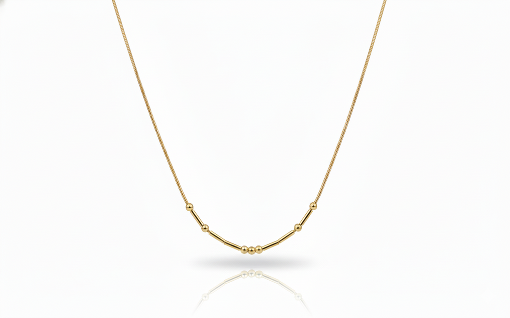 Custom Morse Code Necklace, 925 Sterling Silver Hidden Message