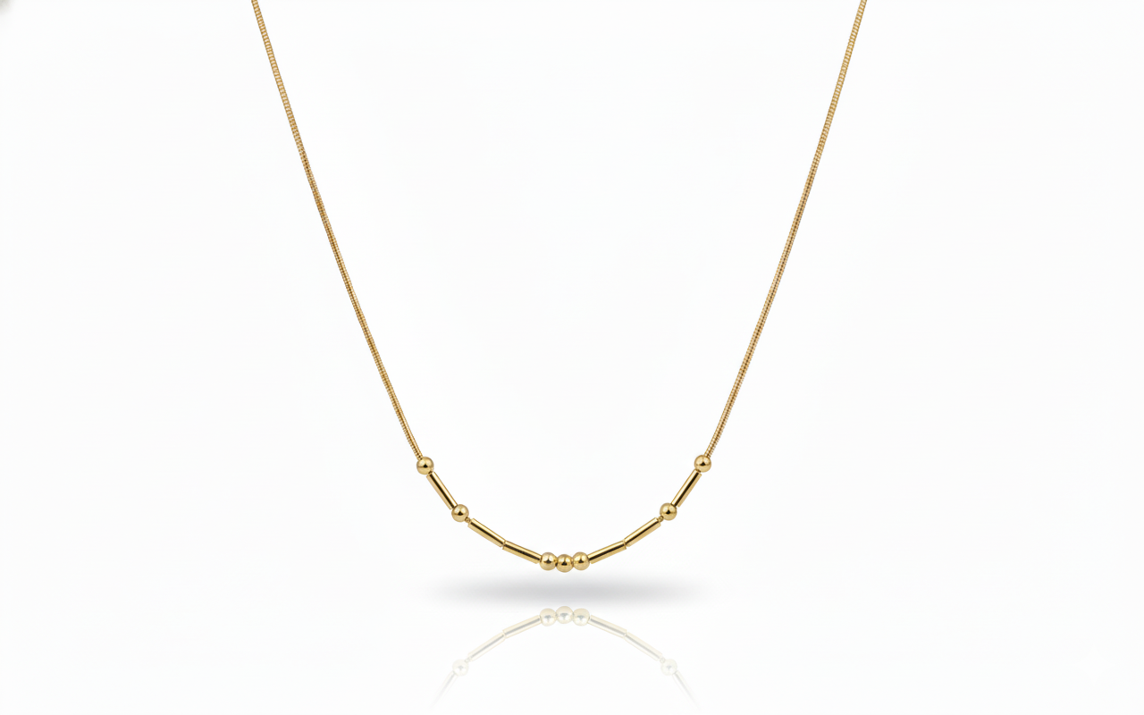 Custom Morse Code Necklace, 925 Sterling Silver Hidden Message