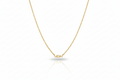Intertwined Name Necklace, Sterling Silver, Gold, Rose
