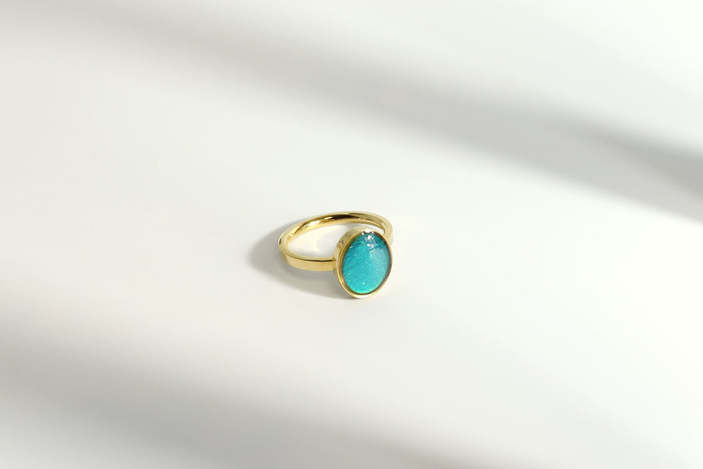 Stainless Steel Mood Ring – 316L Surgical Steel Color Changing Jewelry