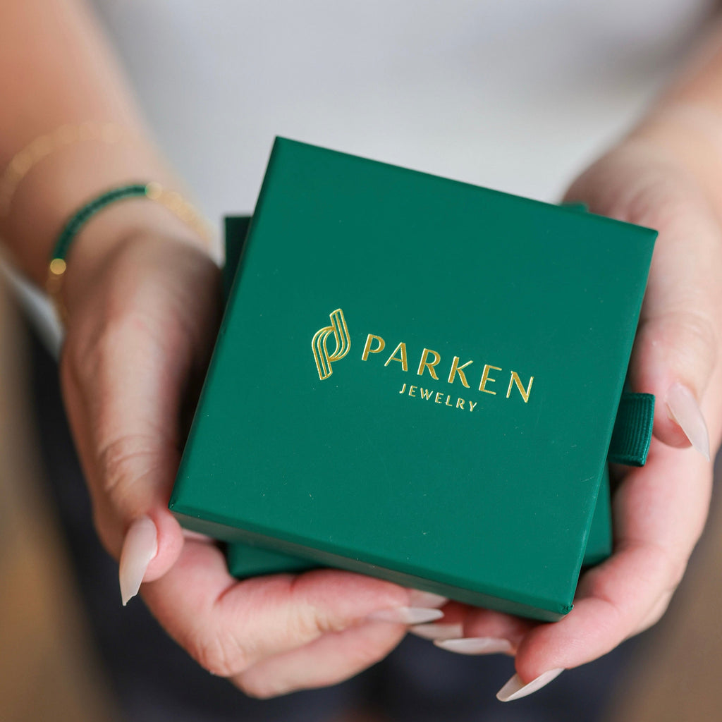 Rainbow Chain Loop Earrings