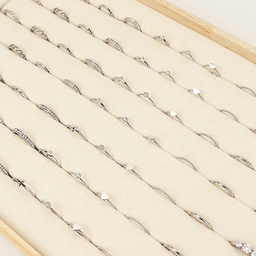 Stainless Steel Stacking Rings – Durable Tarnish Resistant Stackable Set