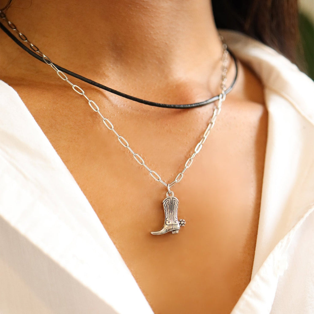 Paperclip Chain Necklace – Gold Stainless Steel Elongated Link Jewelry