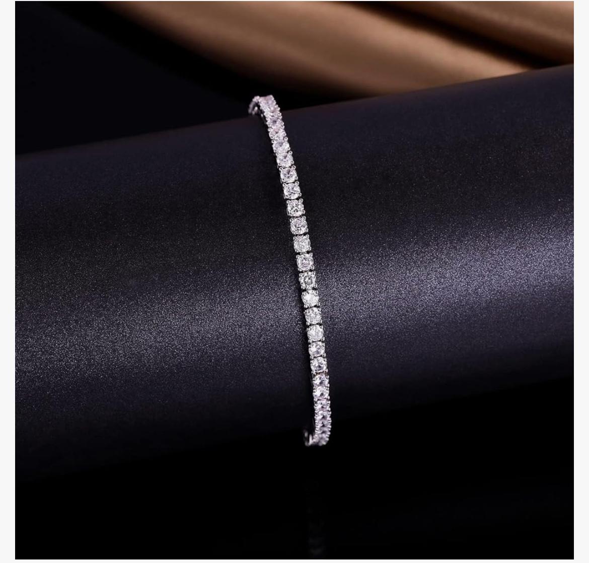 Lab Grown Diamond Bracelet – 6 Carat Tennis Bracelet in 14K Gold with VS Clarity Diamonds