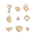 Love Friendship Charm Set – Gold Plated Stainless Steel Non Tarnish Charms