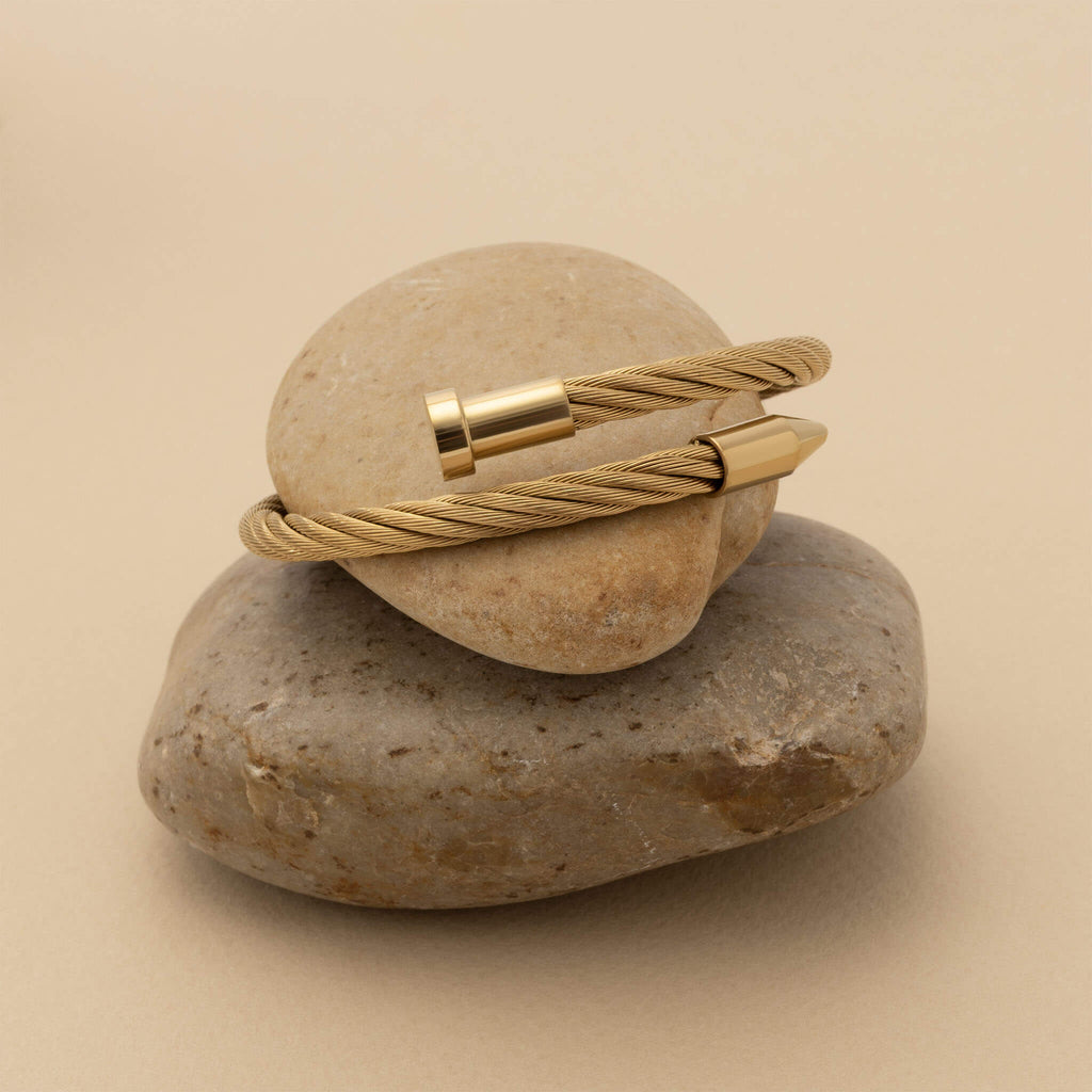Mens Metal Nail Bracelet