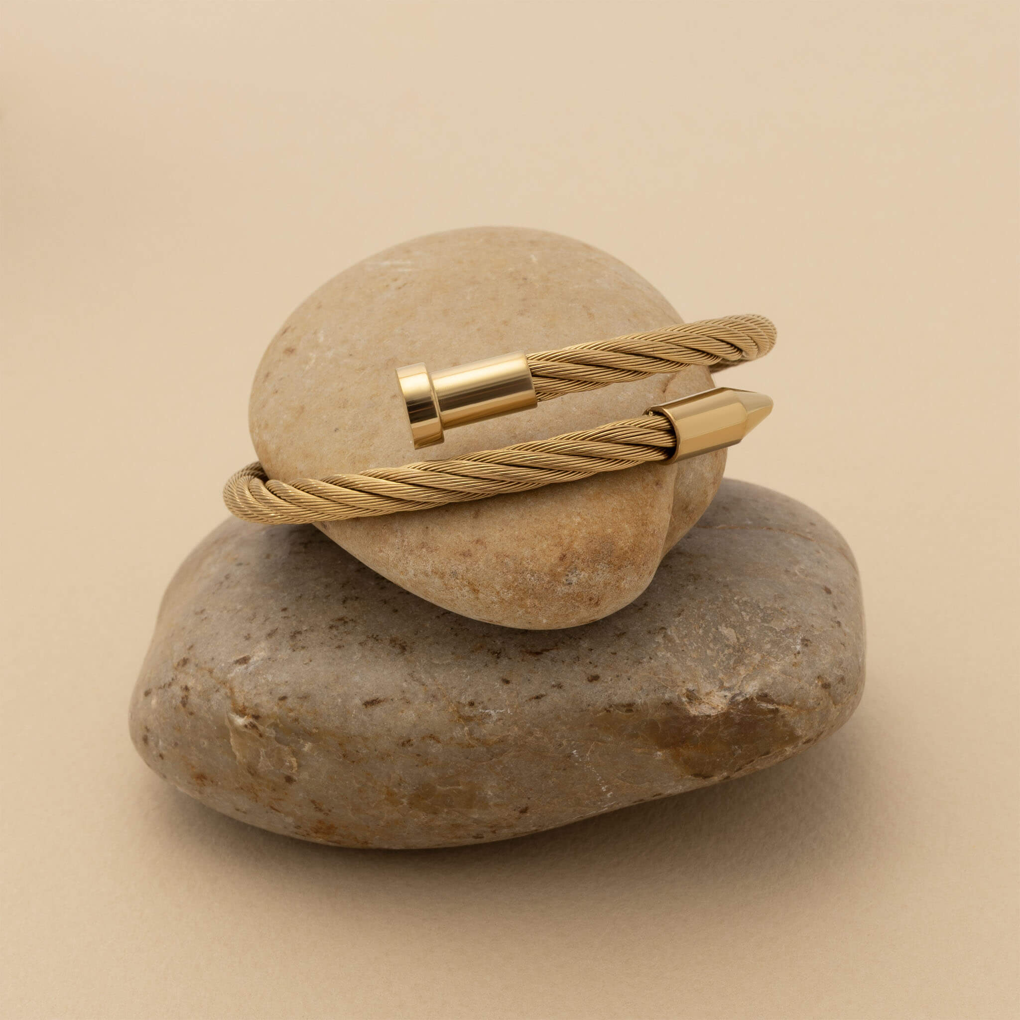 Mens Metal Nail Bracelet