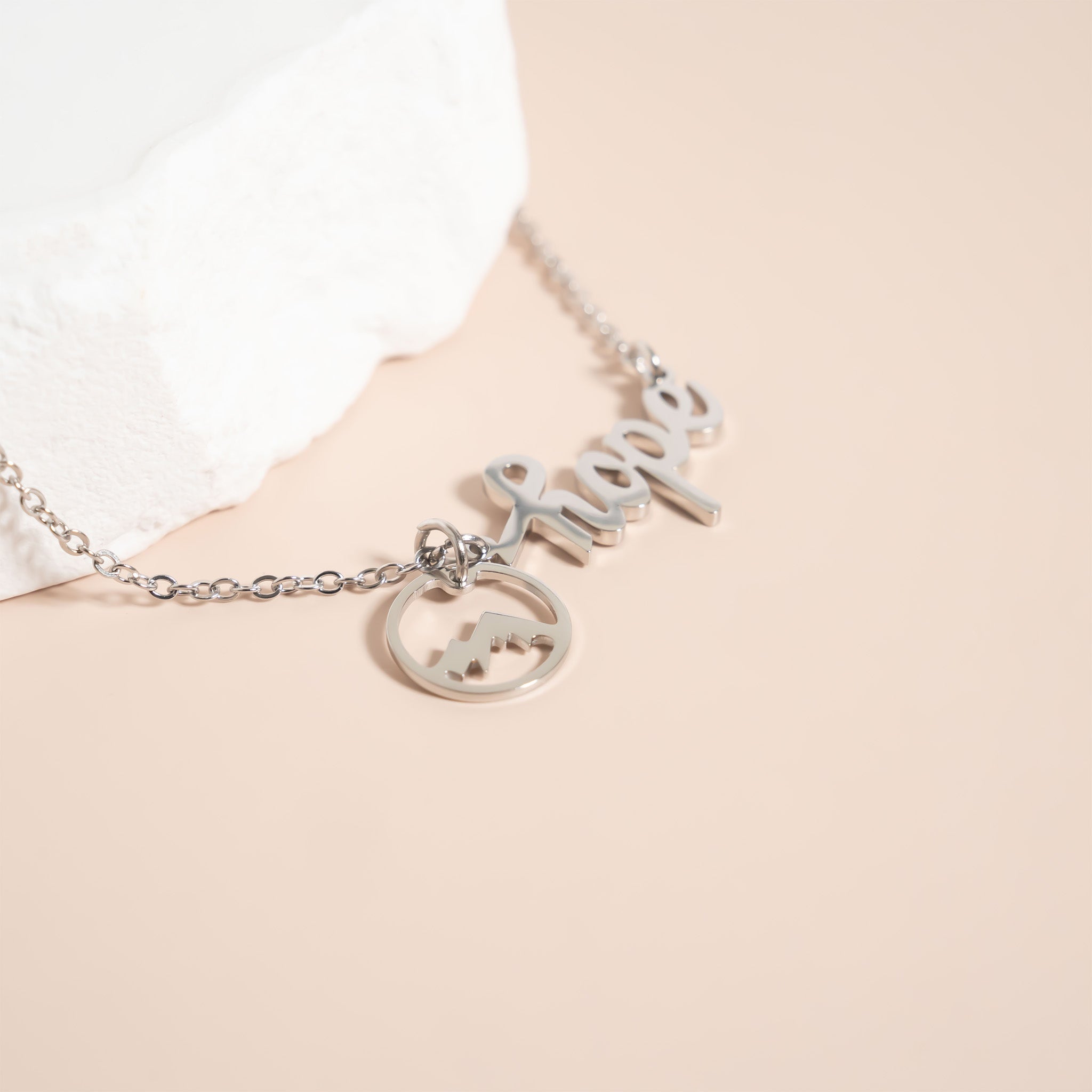Gold Mountain Charm – Durable 18K Gold Pendant | Stainless Steel Jewelry