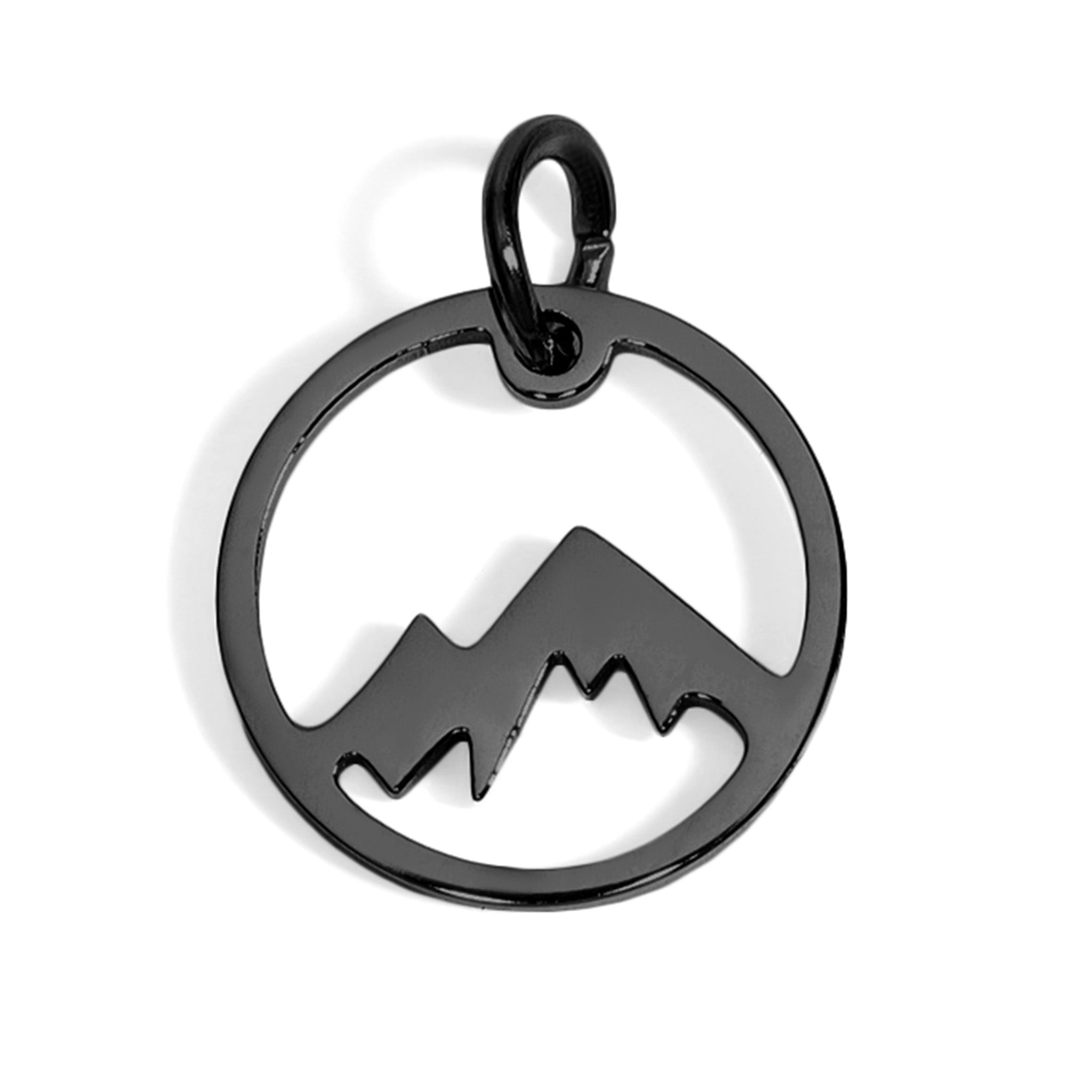 Gold Mountain Charm – Durable 18K Gold Pendant | Stainless Steel Jewelry