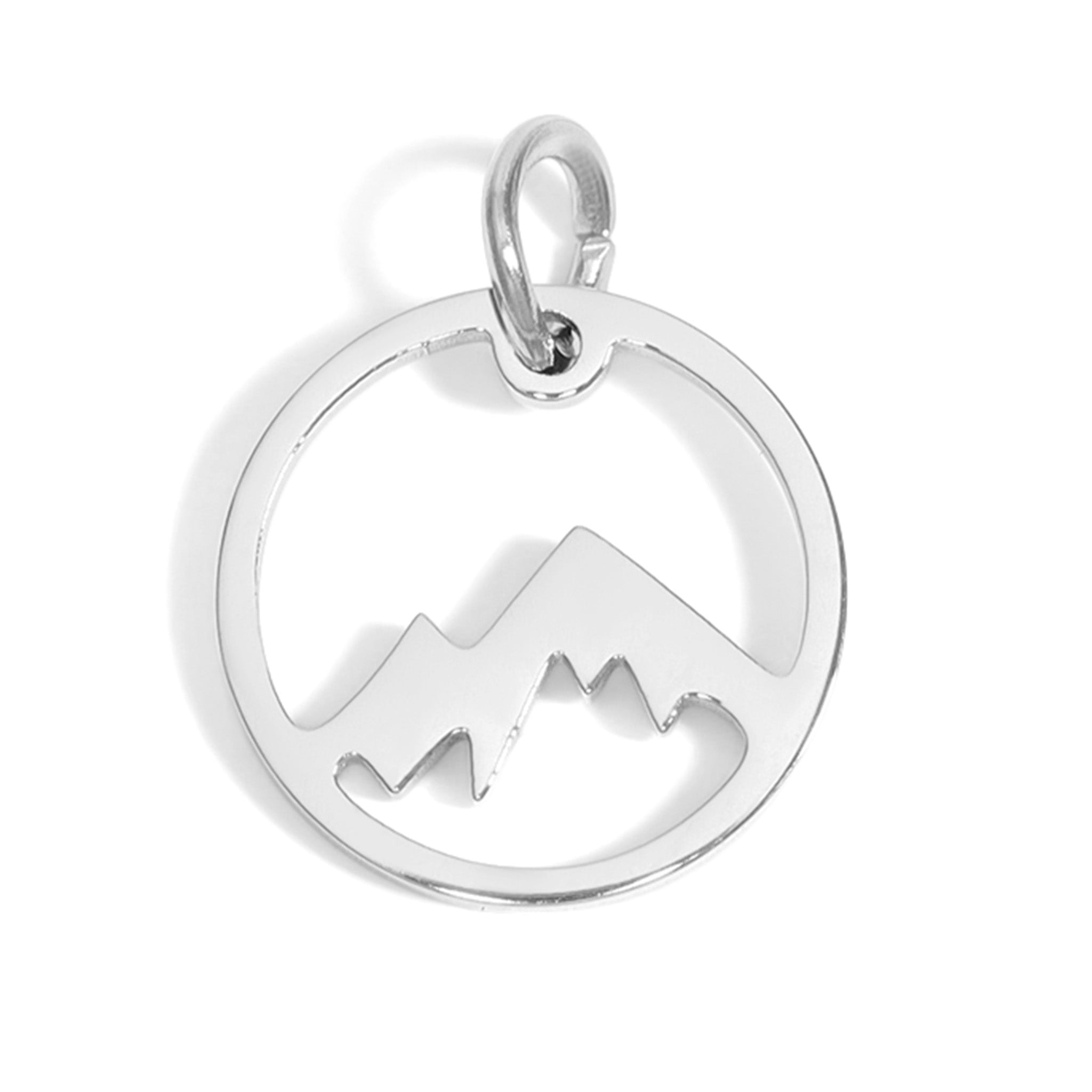 Gold Mountain Charm – Durable 18K Gold Pendant | Stainless Steel Jewelry
