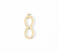 18K Gold Infinity Charm – Hypoallergenic Stainless Steel Jewelry Pendant