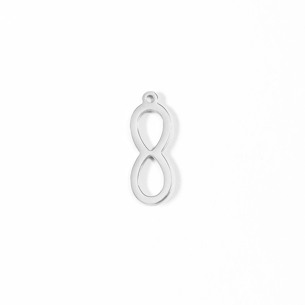 18K Gold Infinity Charm – Hypoallergenic Stainless Steel Jewelry Pendant