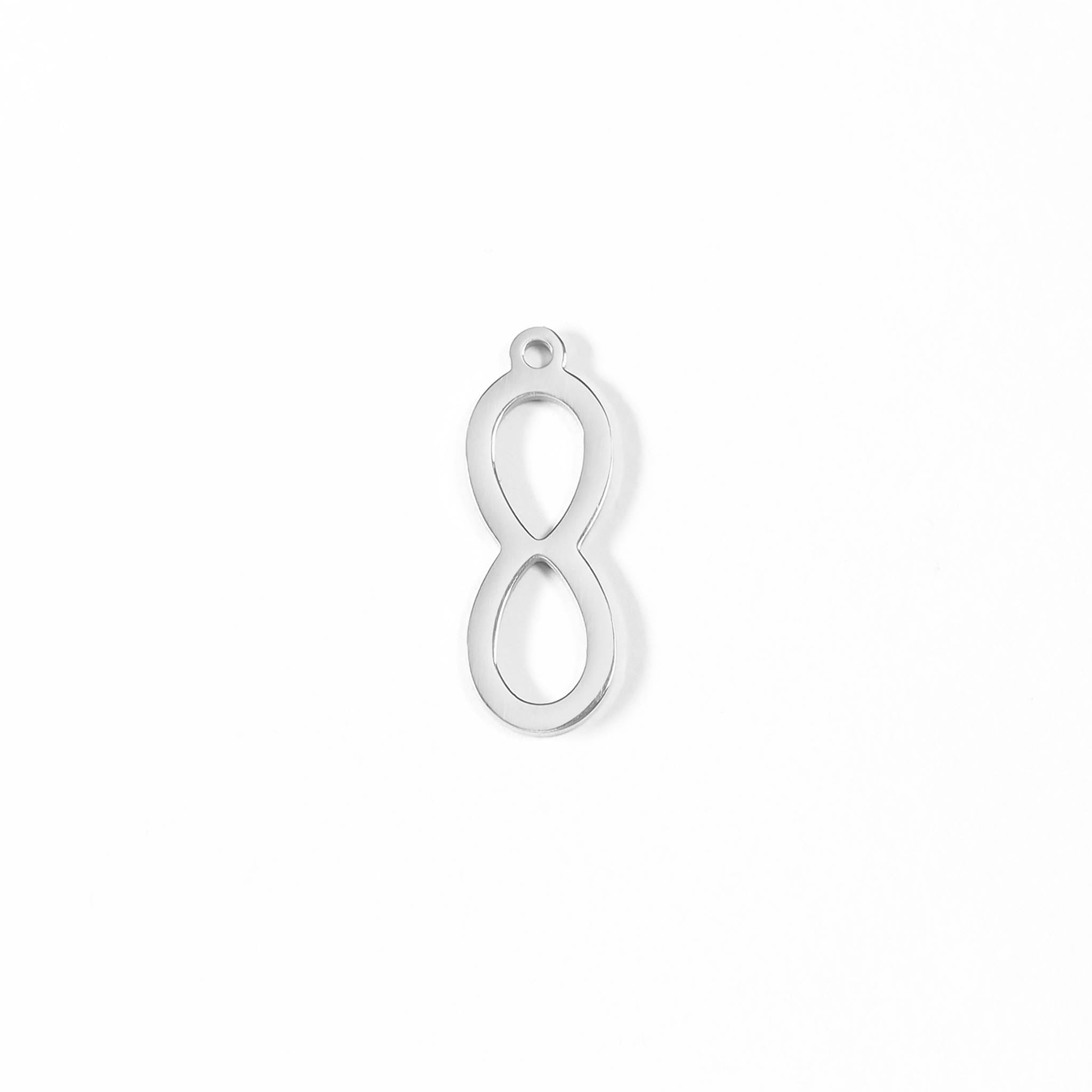 18K Gold Infinity Charm – Hypoallergenic Stainless Steel Jewelry Pendant