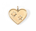 Gold Heart Charm – 18K PVD Coated Stainless Steel Star Pendant for Bracelets