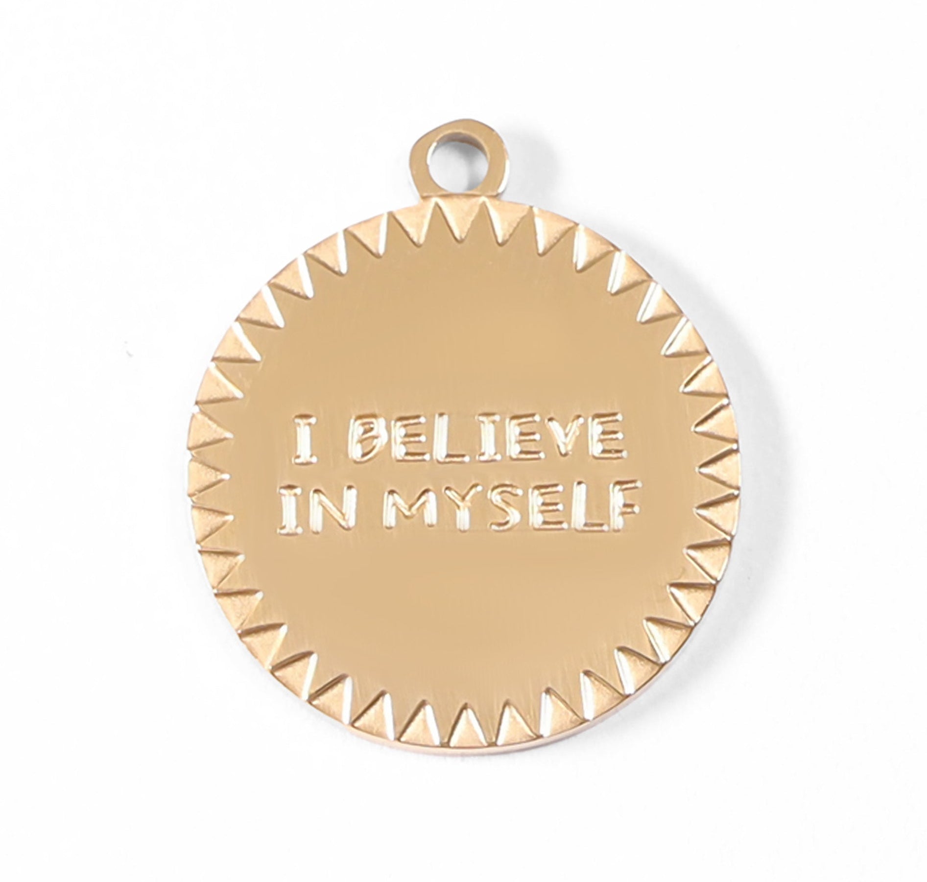 18K Gold Charm – Waterproof PVD Coated Stainless Steel Bracelet Accent