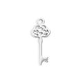 18K Gold Key Charm – Hypoallergenic Stainless Steel Pendant With PVD Coating
