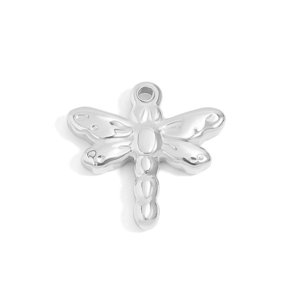 Dragonfly Charm 18K Gold PVD Stainless Steel Waterproof Hypoallergenic Jewelry