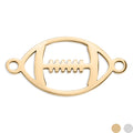 Football Connector Charm – 18K Gold PVD Coated Durable Stainless Steel Jewelry