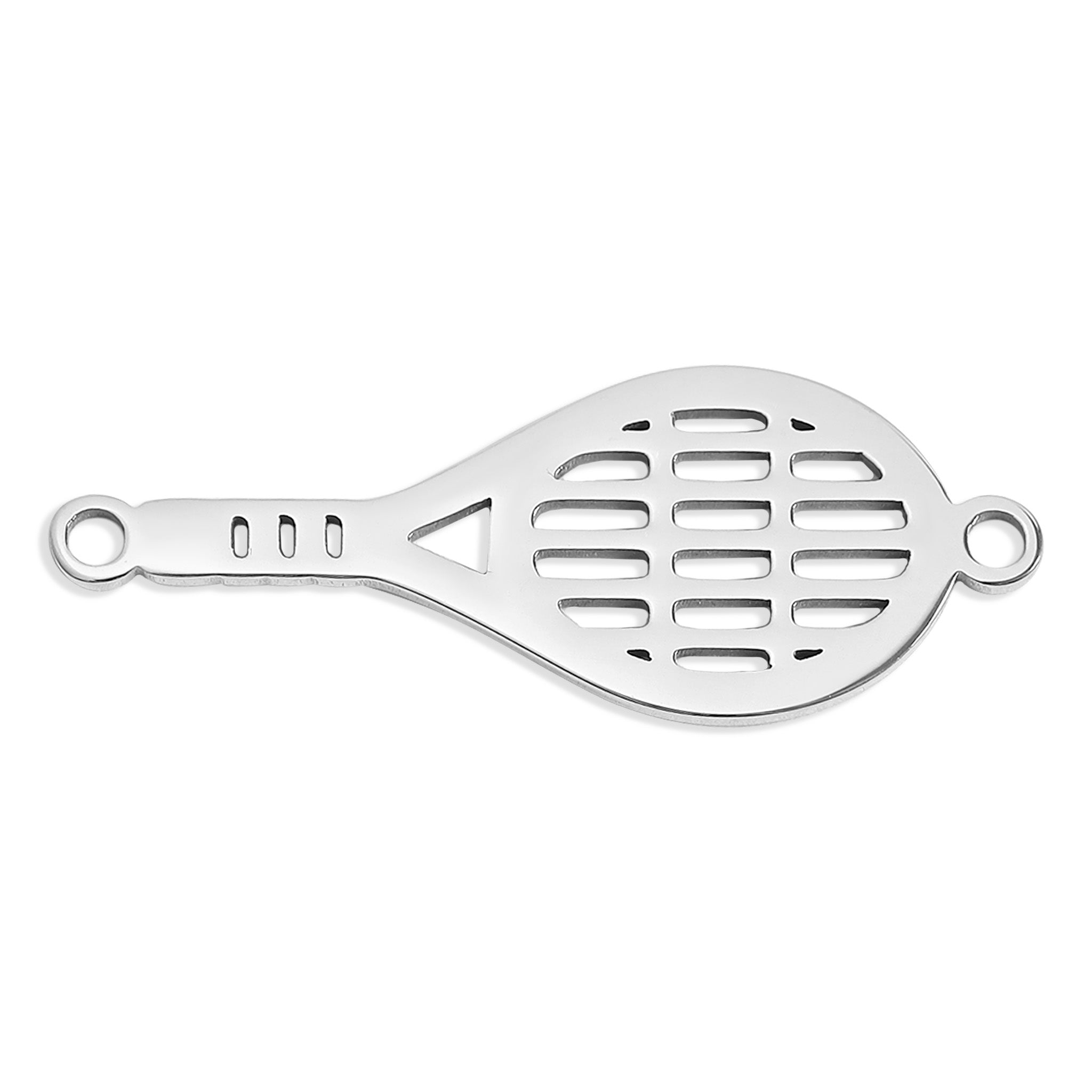 Gold Tennis Connector Charm – 18K Gold PVD Stainless Steel Durable Tennis Charm